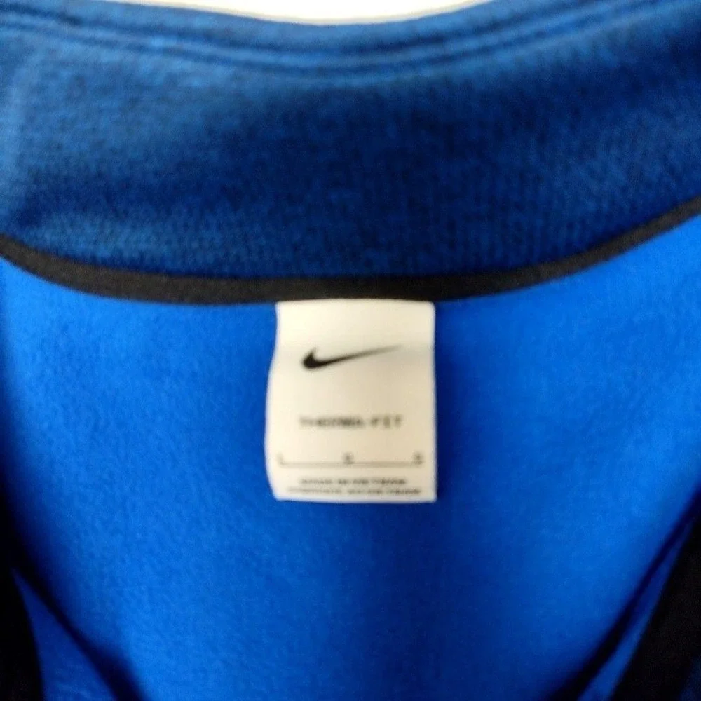 Nike‎ Sweatshirt Mens L Blue Victory Golf 1/4 Zip Pullover Fleece Tennis DN1947